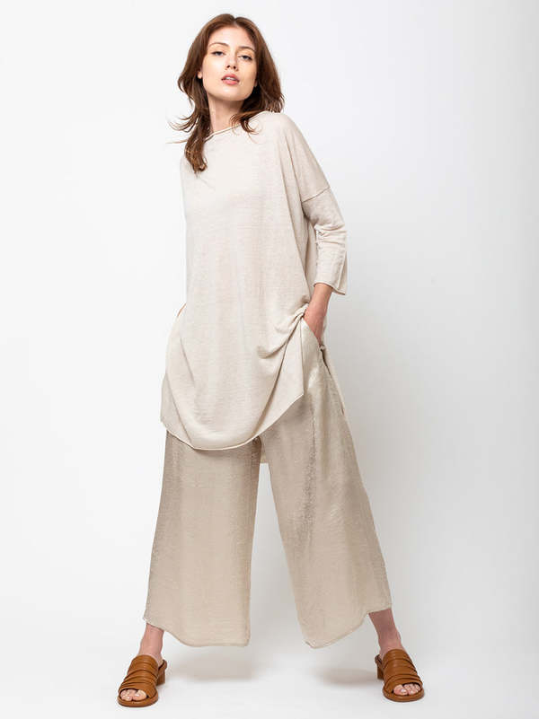 perla knit dress Donatienne white faux-pearl knitted maxi dress main image 1