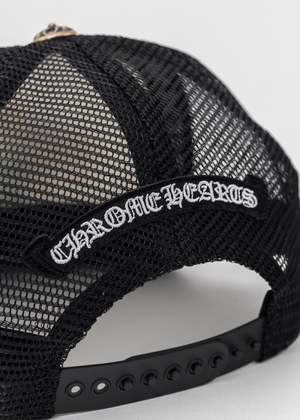 chrome hearts Cross Cap - Black/White | Garmentory