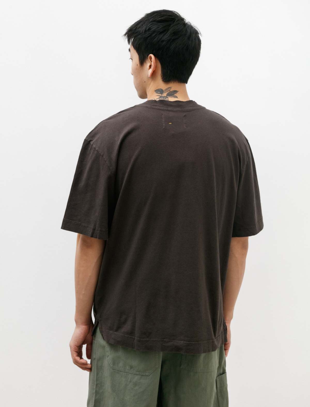 トップス MARGARET HOWELL 24SS PLAIN COTTON JERSEY Margaret Howell 'MHL Simple T-Shirt' (Grass Organic Cotton