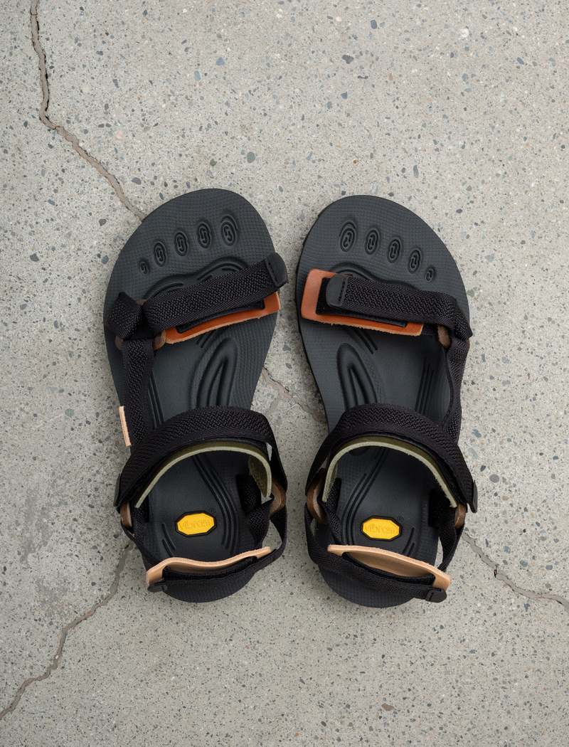 Hender Scheme Webb Leather Sport Sandals - Multi Brown