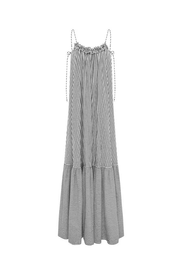 chinese dress ladies BOWIE NATURAL KNIT MAXI DRESS  DISSH