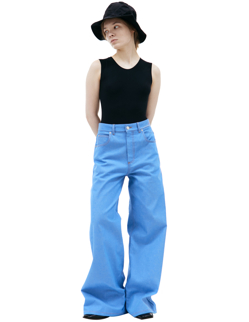 【送料&関税込】Marni Logo Embroidery Pants MARNI Cropped embroidered wool straight-leg pants | NET-A-PORTER