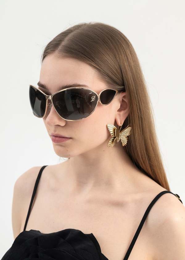 Blumarine GOLD SUNGLASSES - Gold | Garmentory display picture 1