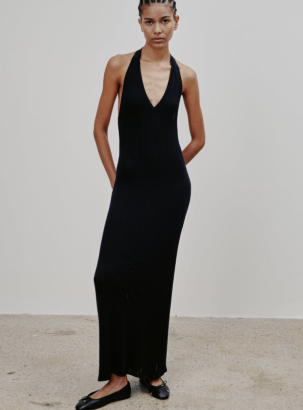 sachin and babi light blue dress Nili Lotan Ivenka Dress - Dark Navy