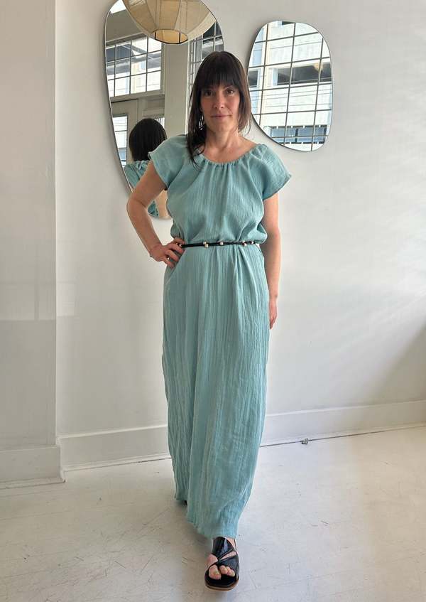 Baserange Max Dress - Wuxi Blue on Garmentory Baserange Max Dress - Wuxi Blue on Garmentory