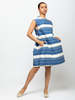 Odeeh Stripe Dress - Atlantic - Thumbnail 2