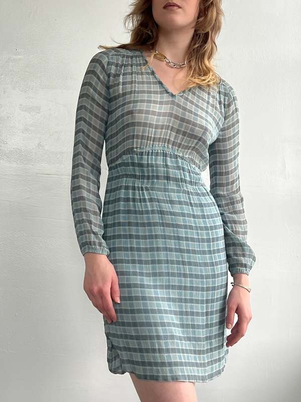 princess polly baby blue dress Blue Short Sleeves Tea Length Formal Dress, Blue Bridesmaid Dresses, W –  Cutedressy main image 1