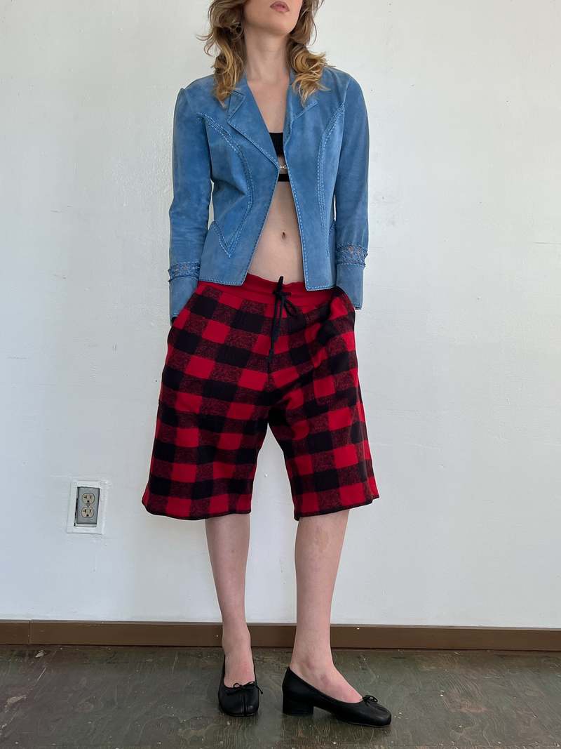 Dries van Noten Shorts - Red Plaid | Garmentory