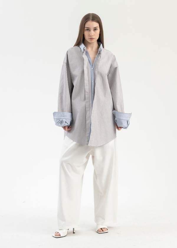 Hed Mayner Layered Shirt | Garmentory