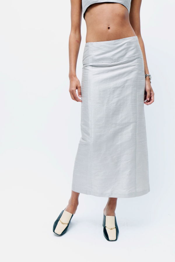 Paloma Wool Silver Amara Skirt - Silver