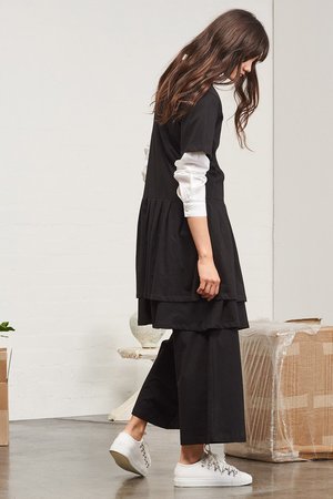 Kowtow Building Block Pleated Skirt Dress Kowtow Building Block Pleated Skirt Dress