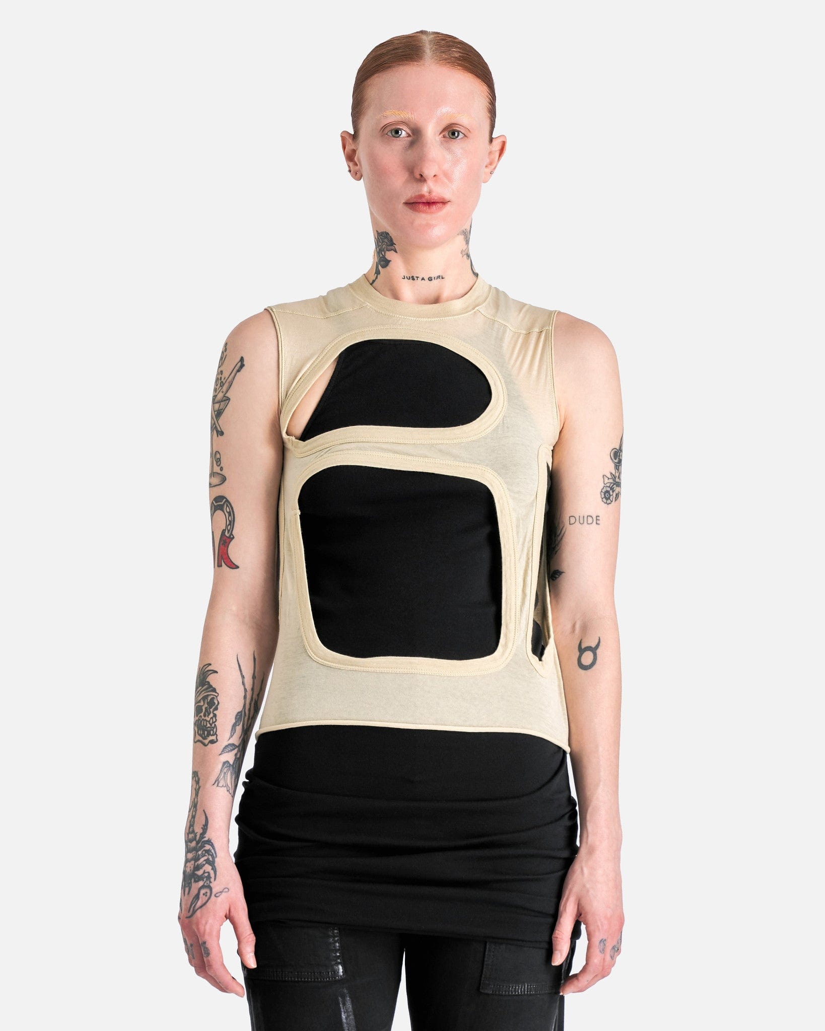 Rick Owens Membrane II Top - Pearl | Garmentory