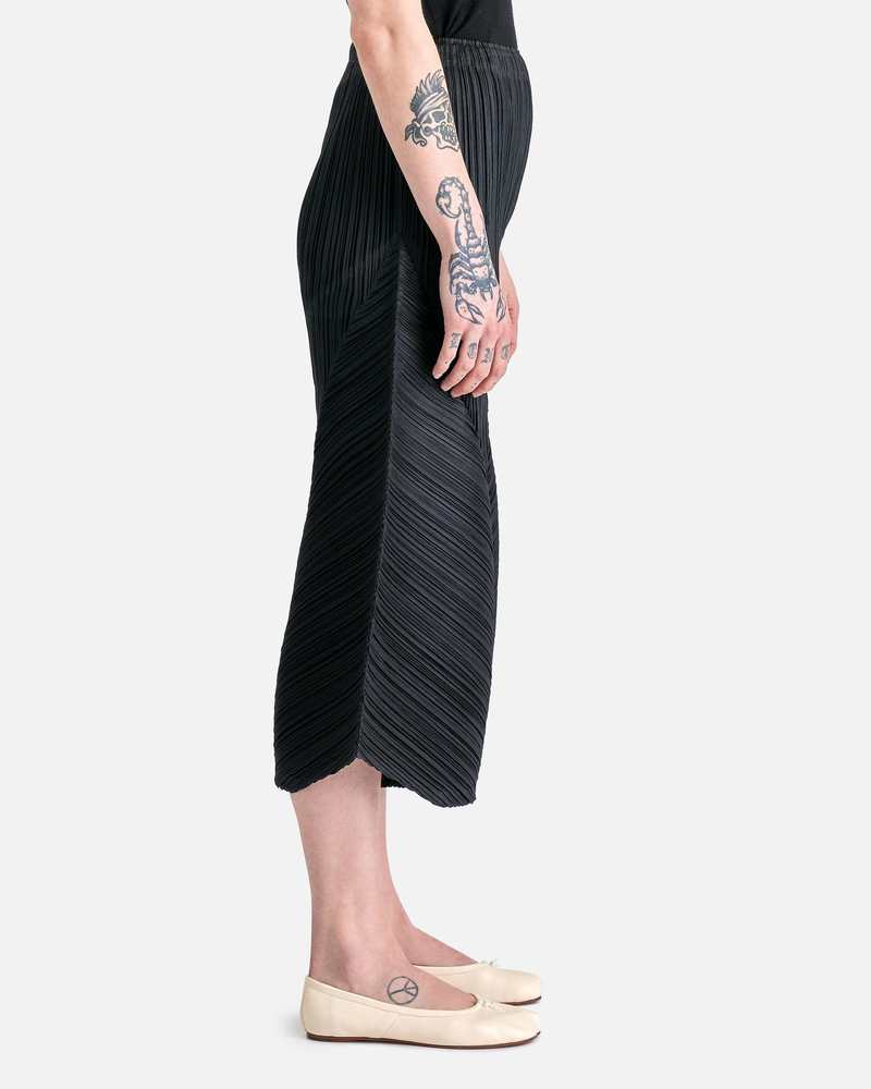プリーツプリーズ THICKER BOTTOMS2 BLACK Thicker Bottoms 2 in Black