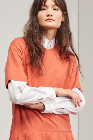 Kowtow Building Block Pleated Skirt Dress Kowtow Building Block Pleated Skirt Dress