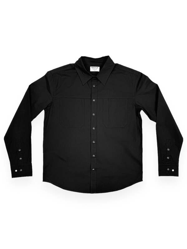 private label dress shirts MACHUS Private Label THE DRESS SHIRT - BLACK
