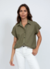 ASKK NY Virginia Shirt - Fatigue Green - Thumbnail 1
