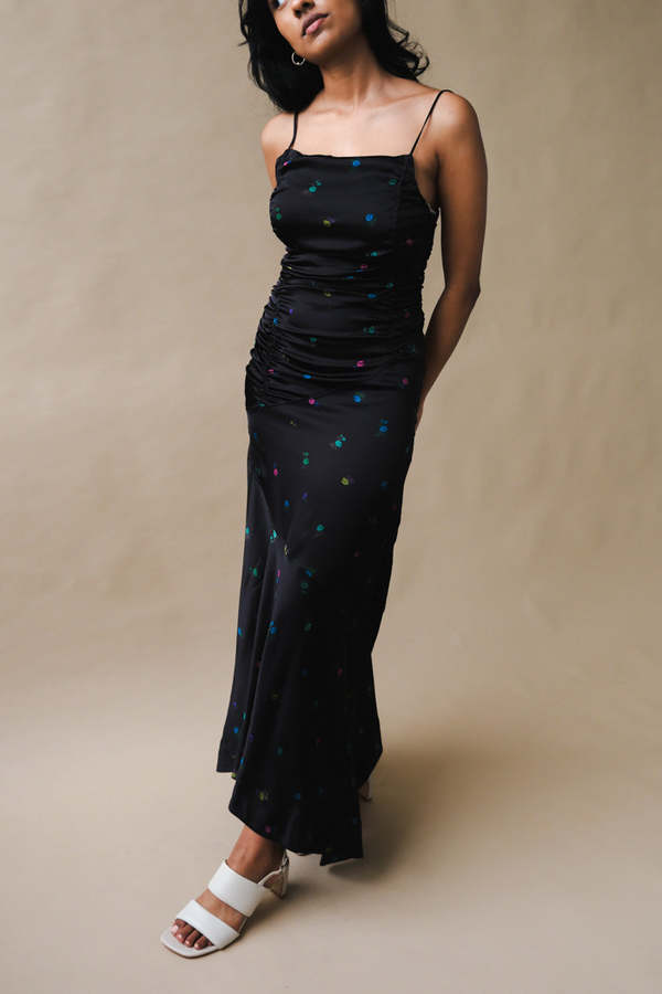 green emerald velvet dress Brooklyn Charming Pleated Corset Back Long Chiffon Bridesmaid Dresses, Terracotta main image 0
