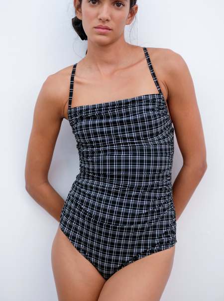 水着・ラッシュガード Pale swim Bikini Isaura Black Seersucker Isaura OP Black — Pale