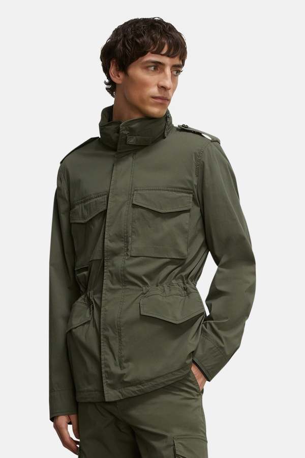 Aspesi Cotton Poplin Mini Field Jacket - Military | Garmentory