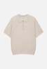 Dunst Collared Half Zip Knit - Soft Cream - Thumbnail 5