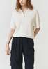 Dunst Collared Half Zip Knit - Soft Cream - Thumbnail 8