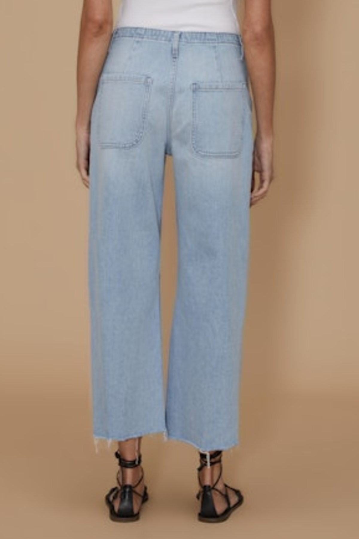 Le Jean Utility Soft Barrel Pant - Powder Blue | Garmentory
