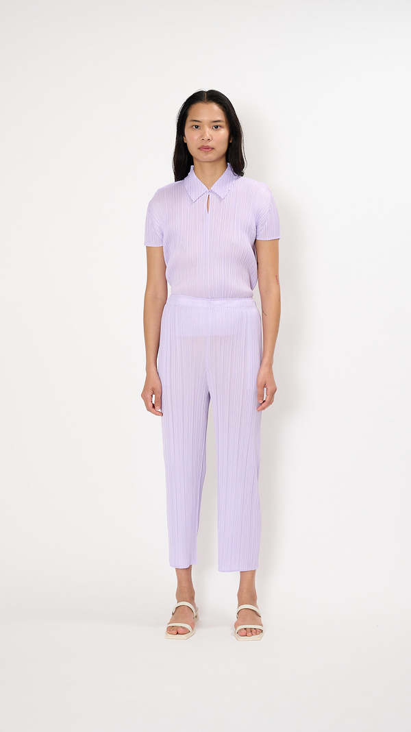 Pleats Please by Issey Miyake April Monthly Colors Pants - Purple Onion