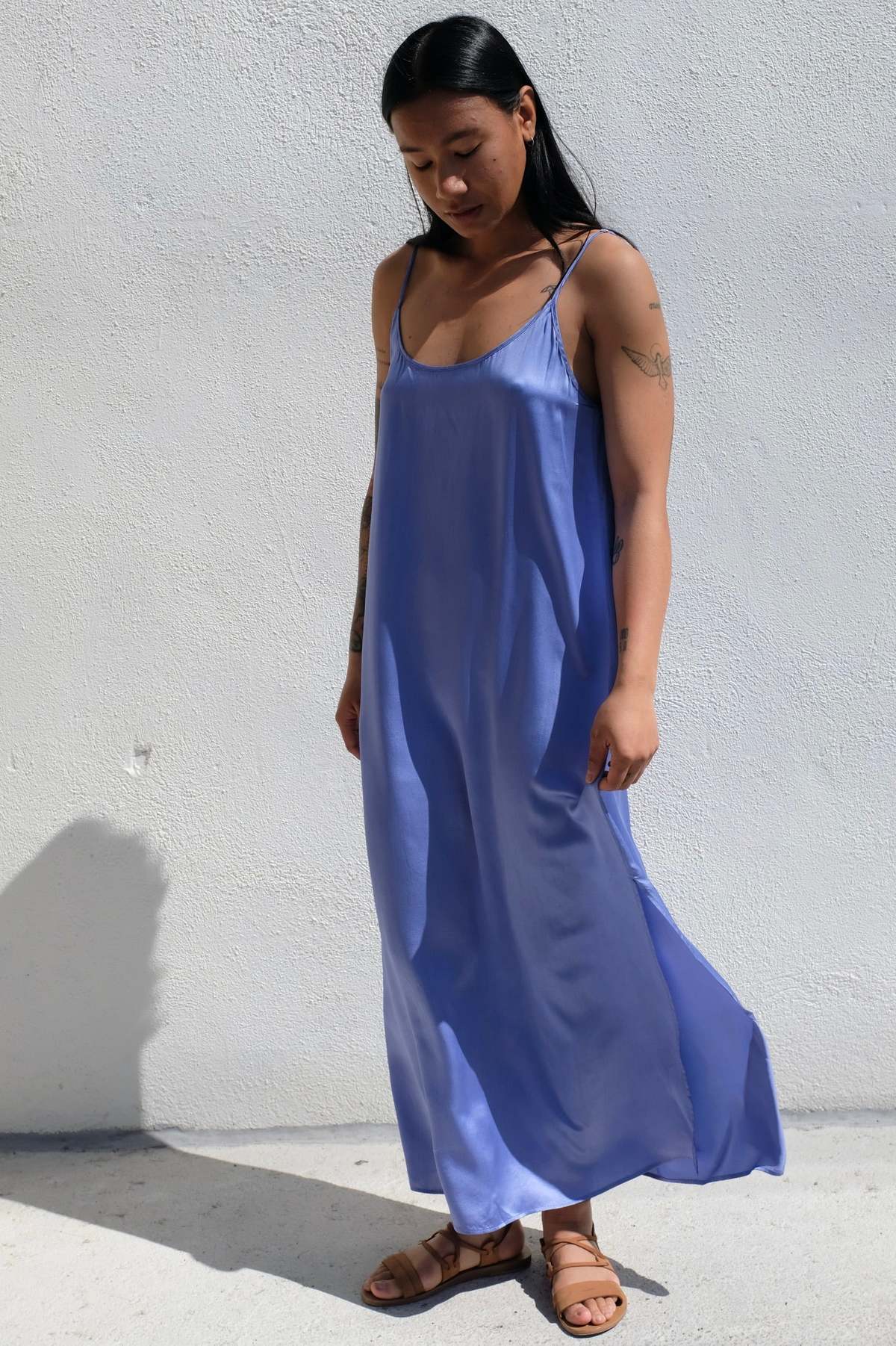 ARTS&SCIENCE tuck combi slip on dress