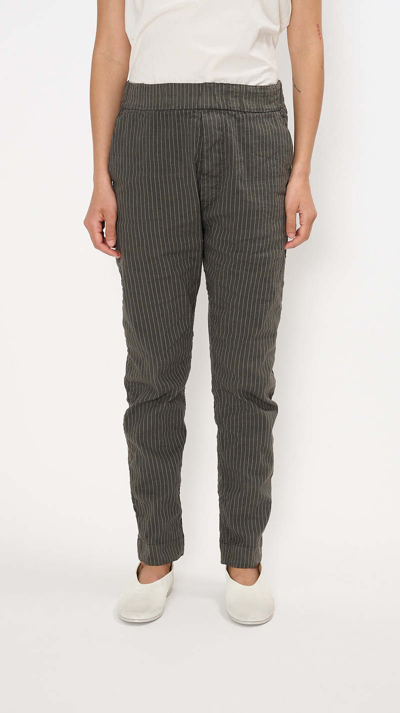 Album di Famiglia Pinstriped Slim Trouser - Antracite