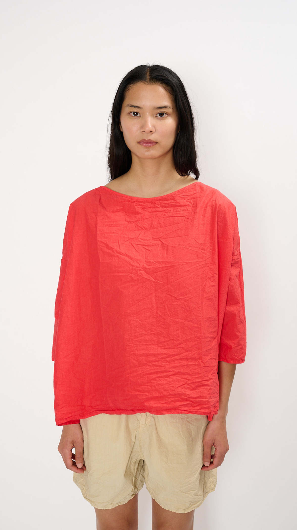 Namu Shop - Album di Famiglia Long Shirt Dress TC - Poppy Red