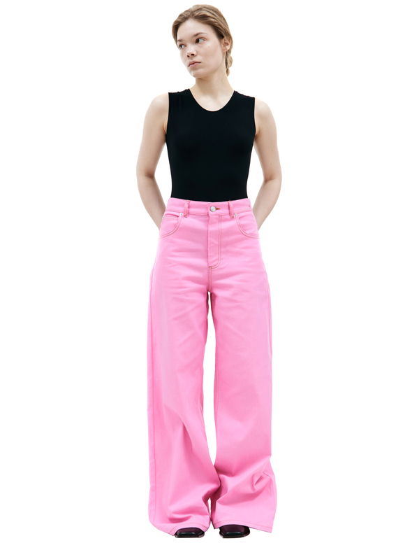 ■MARNI■ Denim Bustier Pink Spider TTJD0285A0USCV96MBC13 TT MARNI Wash Dye Wide Leg Denim (Pink Gummy) – CNCPTS