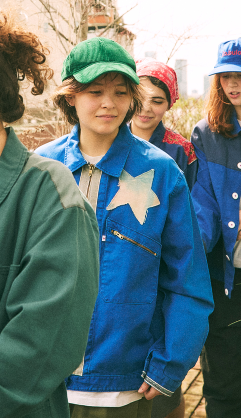 Vintage FRENCH WORKWEAR ONE OF A KIND JACKET - BLUE | Garmentory