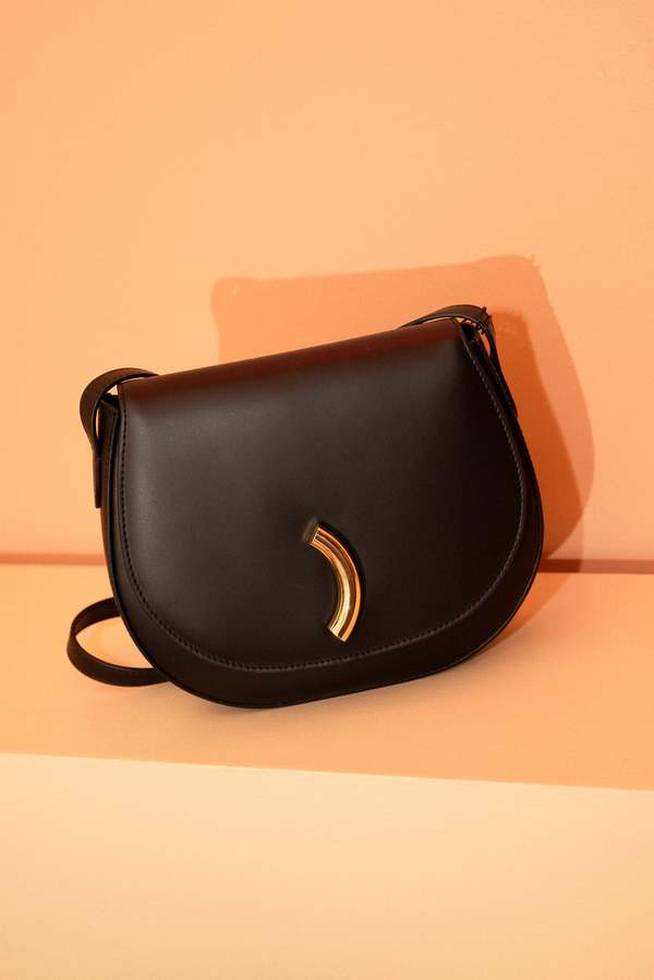 Little Liffner Maccheroni Saddle Bag - Black/Brown | Garmentory