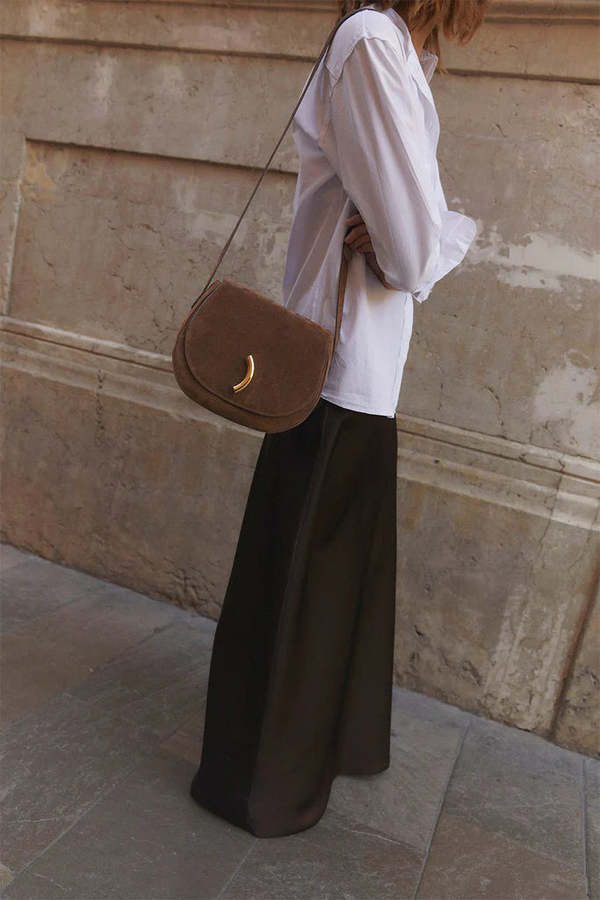 Little Liffner Maccheroni Saddle Bag - Black/Brown | Garmentory