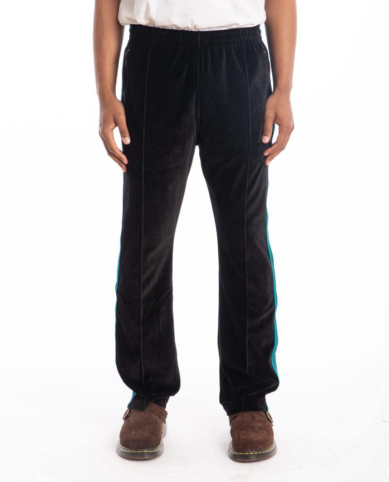 Needles Narrow Velour Track Pant - Black | Garmentory