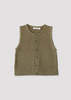 Micaela Greg Boucle Rib Vest - Ivy - Thumbnail 6
