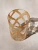CristaSeya Murano Glass Cup - Yellow Losange - Thumbnail 4