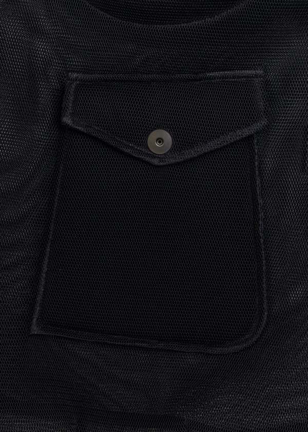 Omar Afridi FILTER MESH BODY SHOULDER BAG - BLACK | Garmentory