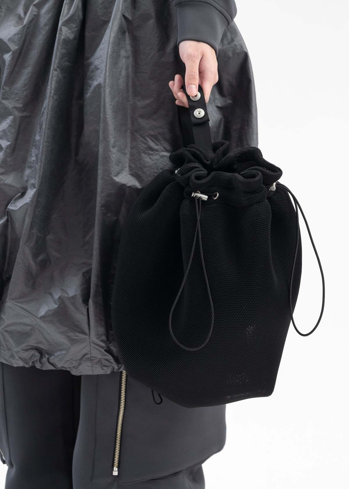 Omar Afridi FILTER MESH POUCH - BLACK | Garmentory