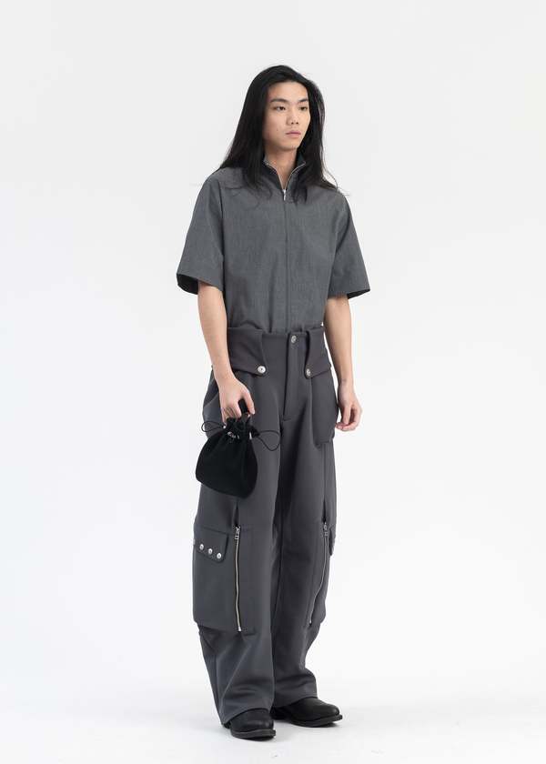 Omar Afridi FILTER MESH POUCH - BLACK | Garmentory