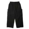 n-hoolywood WIDE EASY CARGO PANTS - BLACK - Thumbnail 2