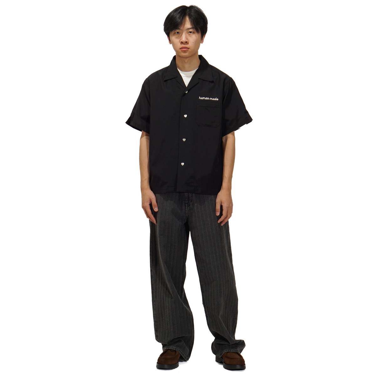 Human Made Bowling Shirt - Black | Garmentory