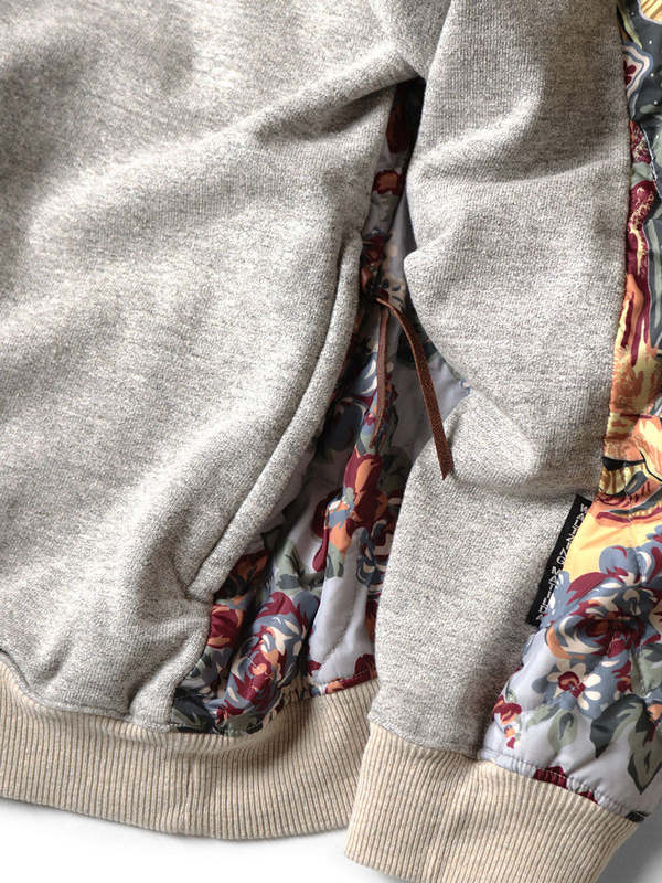 Kapital Knit Bivouac Big Sweatshirt - Peckish Maria/Grey | Garmentory