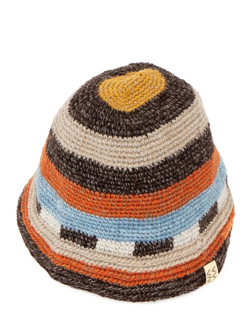 帽子 visvim 24FW MEDA CROCHET KNIT HAT Visvim Meda Crochet Knit Cap N.D. - Multicolor – Kith