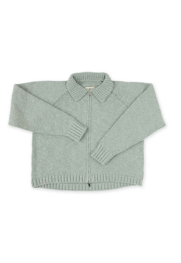 Morgan Dual Zip Cardigan Seafoam | Garmentory Morgan Dual Zip Cardigan Seafoam | Garmentory