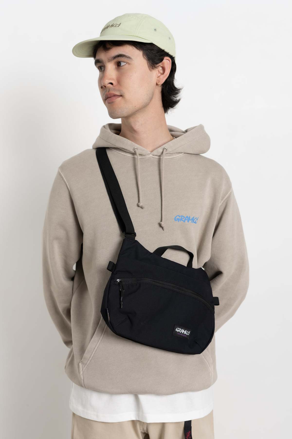 Gramicci Cordura Mini Shoulder Bag in Black main image 1