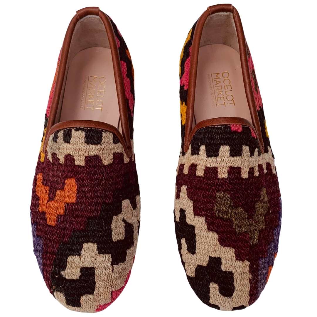 Ocelot Market Turkish Kilim Loafers Mens SIZE 43 US 11Colorful Patterned Loafers Men main image 4
