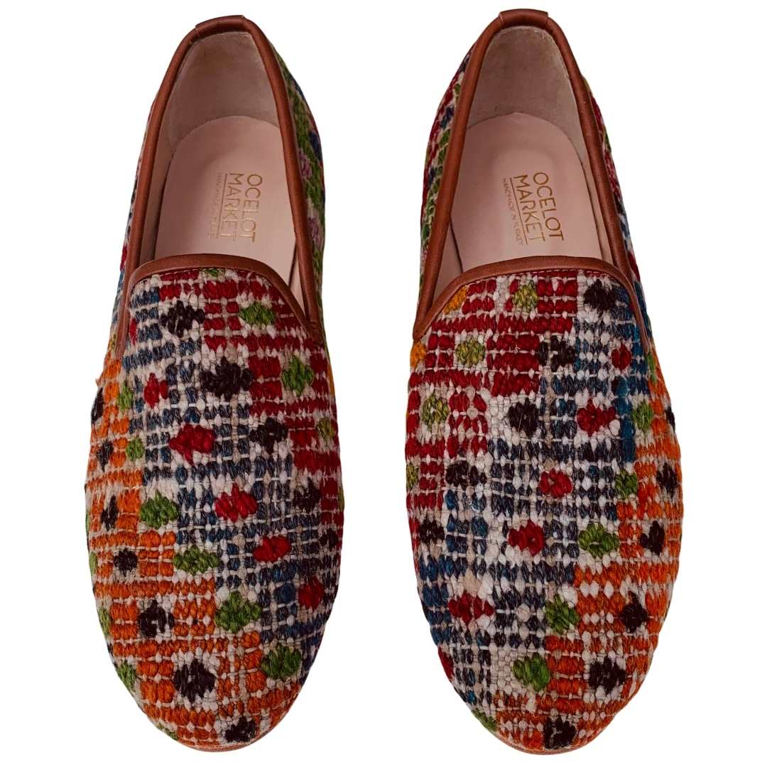 Ocelot Market Turkish Kilim Loafers Mens SIZE 43 US 11Colorful Patterned Loafers Men main image 3