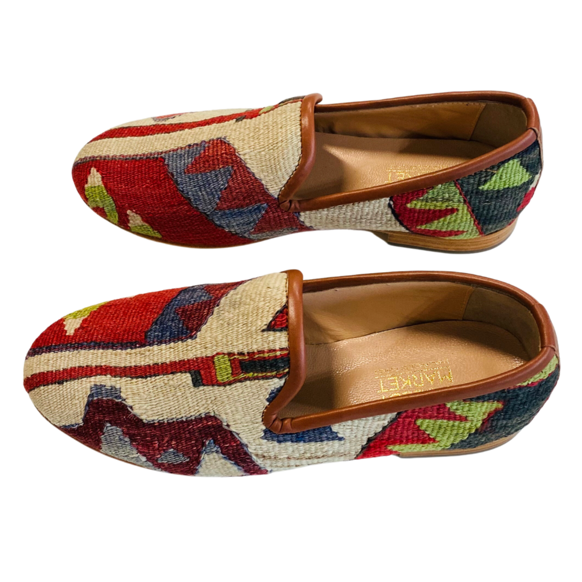 Ocelot Market Turkish Kilim Loafers Mens SIZE 43 US 11Colorful Patterned Loafers turkish-kilim-loafers-multi-  main image 3