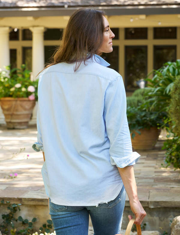 Frank&amp;Eileen - Frank&amp;Eileen ブルーシャツ Frank & Eileen Eileen Button Up Featherweight in Shirting